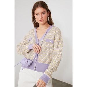 Trendyol MultiColor Pocket Detailed Knitwear Cardigan vyobraziť
