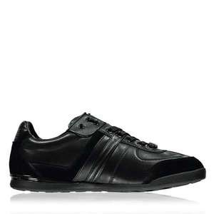 Boss Aki Leather Panelled Trainers vyobraziť