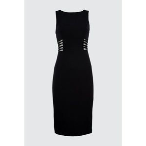 Trendyol Black Waist Detailed Dress vyobraziť