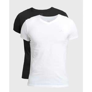 2PACK men's t-shirt Gant black / white (901002118-111) vyobraziť