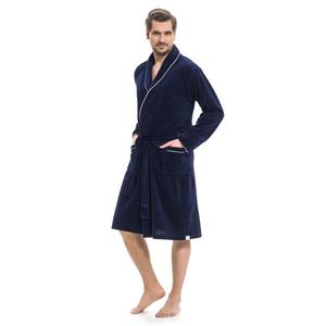 Doctor Nap Man's Dressing Gown SMS.6063 Navy Blue vyobraziť