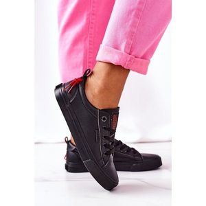 Women's Leather Sneakers BIG STAR GG274161 Black vyobraziť