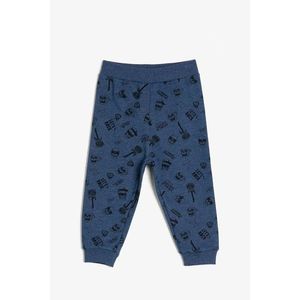 Koton Baby Boy Blue Printed Sweatpants vyobraziť