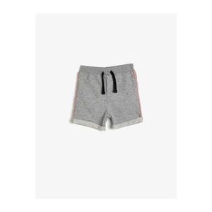 Koton Baby Boy Gray Normal Waist Shorts vyobraziť
