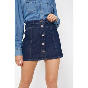 Koton Women's Mixed Button Detailed Jean Skirt vyobraziť