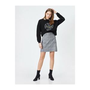 Koton Plaid Mini Skirt vyobraziť