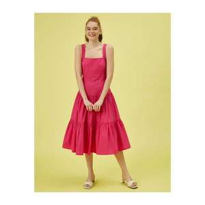 Koton Women's Pink Strap Dress vyobraziť