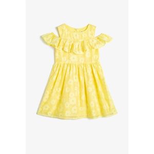 Koton Yellow Girl Dress vyobraziť