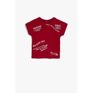 Koton Claret Red Baby Boy T-Shirt vyobraziť