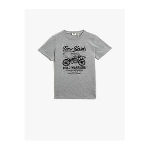 Koton Boys Gray Printed T-shirt vyobraziť