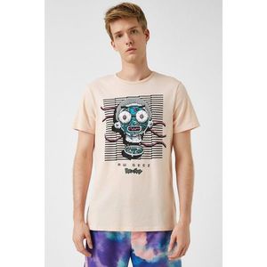 Koton Men's Salmon T-Shirt vyobraziť