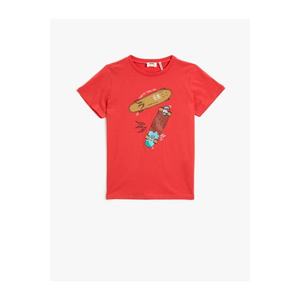 Koton Boy Printed T-Shirt Crew Neck Short Sleeve Cotton vyobraziť