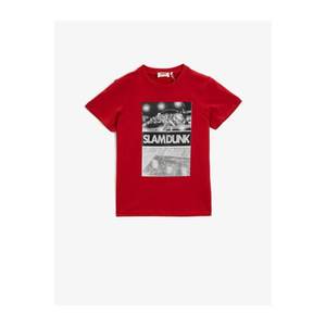 Koton Boy Printed Short Sleeve Cotton Crew Neck T-Shirt vyobraziť