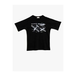 Koton Boy's Light Change Printed T-Shirt Cotton vyobraziť