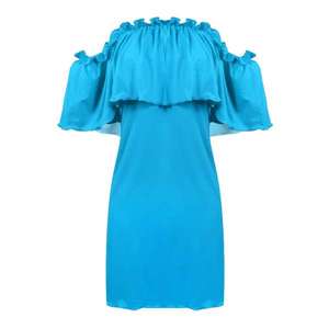 DKaren Woman's Slip Holly Turquoise vyobraziť