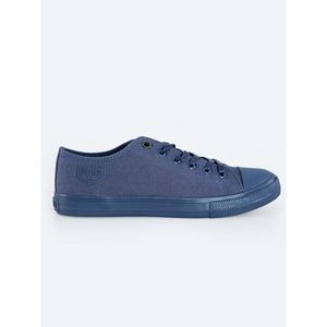 Big Star Woman's Sneakers Shoes 204912 Blue Woven-403 vyobraziť