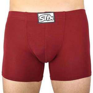 Men's boxers Styx long classic rubber burgundy (F1060) vyobraziť