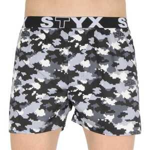 Men's shorts Styx art sports rubber camouflage digital (B1150) vyobraziť