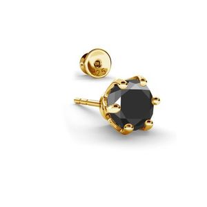 Giorre Unisex's Earring 32890 Gold/Black vyobraziť