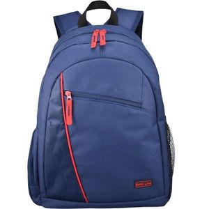 Semiline Unisex's Youth Backpack 3284-1 Navy Blue/Red vyobraziť