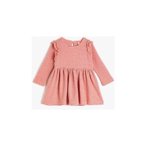 Koton Pink Patterned Baby Girl Dress vyobraziť