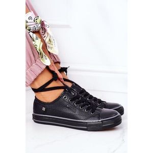 Women's Leather Sneakers BIG STAR II274002 Black vyobraziť