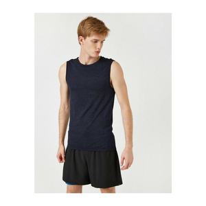 Koton Men's Navy Blue Basic Sports Undershirt vyobraziť