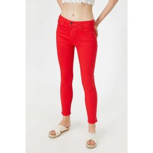 Koton Women's Red Trousers vyobraziť