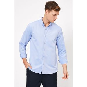 Koton Men's Blue Long Sleeve Shirt vyobraziť