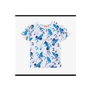 Koton Baby Boy Blue Pattern Rocket Printed Tshirt vyobraziť