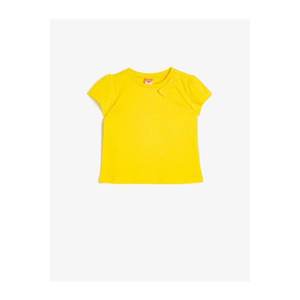 Koton Yellow Crew Neck Kids T-Shirt vyobraziť