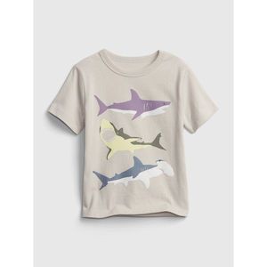 GAP Children's T-shirt sharks graphic t-shirt vyobraziť