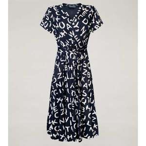 Click Woman's Dress Literka Navy Blue vyobraziť