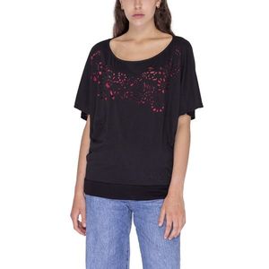 Desigual Tričko Woman Knitted T-Shirt Short Sleeve vyobraziť