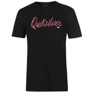 Quiksilver Script T Shirt Mens vyobraziť