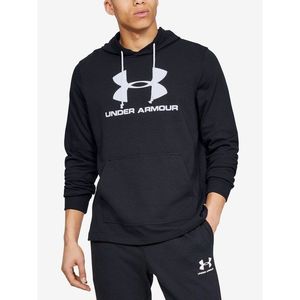 Sweatshirt Under Armour Sportstyle Terry Logo Hoodie-Blk vyobraziť