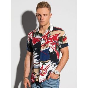Ombre Clothing Men's shirt with short sleeves K574 vyobraziť
