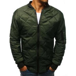 Pánska STYLE bunda prešívaná bomber jacket zelená vyobraziť