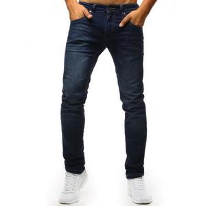 Pánske jeans nohavice STYLE tmavo modré vyobraziť