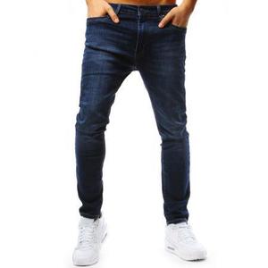 Pánske jeansové nohavice modrej vyobraziť