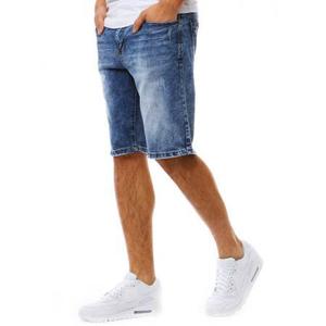 Pánske džínsové kraťasy modré vyobraziť