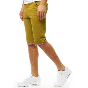 Pánske jeansové kraťasy SUMMER žlté vyobraziť