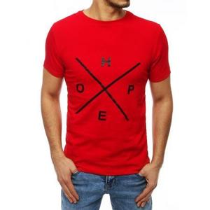 Pánske tričko T-shirt s potlačou červenej RX4107 vyobraziť