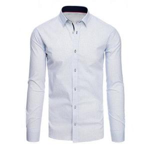 Biela pánska košeľa kvantifikované DX1881 vyobraziť