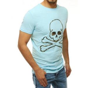 Pánske tričko s potlačou modrej RX4209 vyobraziť