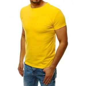 Pánske tričko bez potlače žlté RX4215 vyobraziť