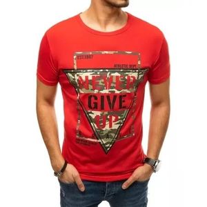 Pánske tričko s potlačou červenej rx4352 vyobraziť