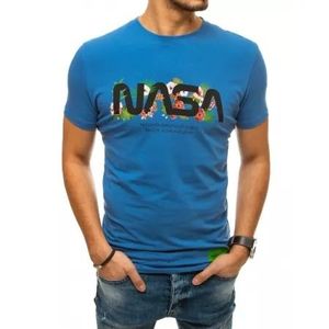 Pánske tričko s potlačou svetlo modrej rx4441 vyobraziť