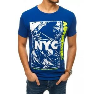 Pánske tričko NYC modrej rx4409 vyobraziť