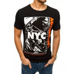 Pánske tričko NYC čierne rx4407 vyobraziť